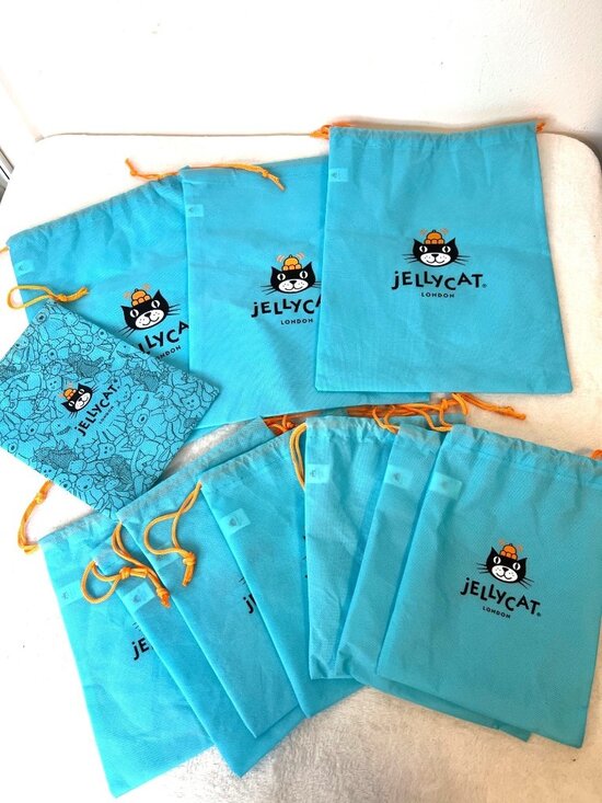 Jellycat Other - Lot 11 Jellycat Dust Bags New Condition 9 Small 2 Large Jelly Cat